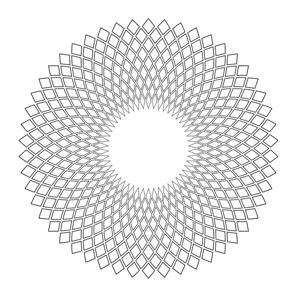 Modello geometrico del cerchio. Elemento di design . — Vettoriale Stock