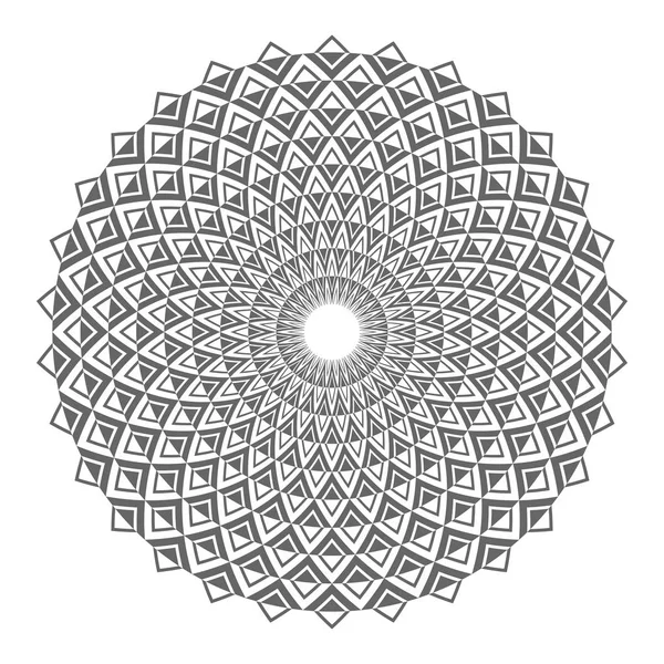 Kreis geometrisches Muster. Gestaltungselement. — Stockvektor
