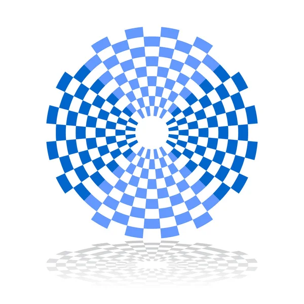 Circle designelement. Runda geometriska mönster. — Stock vektor