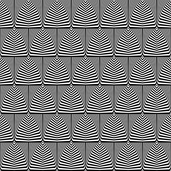 Sömlös op konst mönster. Linjerna textur. — Stock vektor