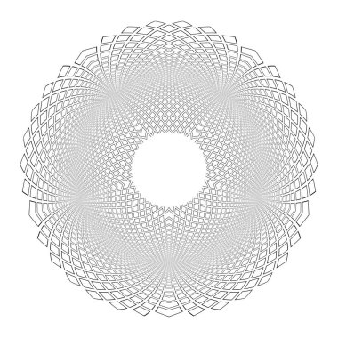 Soyut operasyon sanat tasarım elementi. 3D yanılsama.