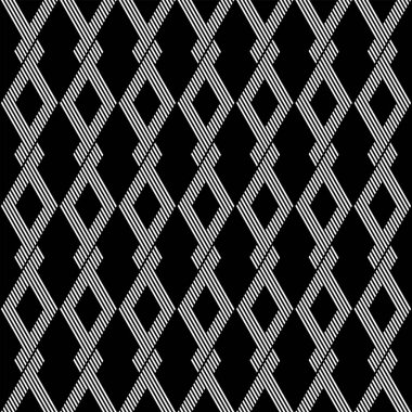 Kusursuz elmas desenli. Geometrik çizgili çizgi dokusu. Vect