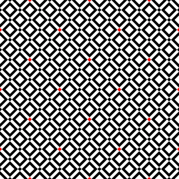 Modello a quadretti senza soluzione di continuità. Struttura geometrica . — Vettoriale Stock