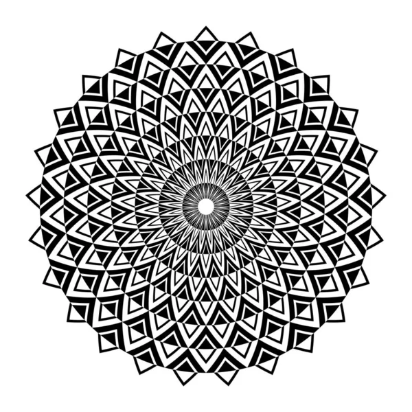 Geometrisches Muster. abstrakte Kreisgestaltung. — Stockvektor