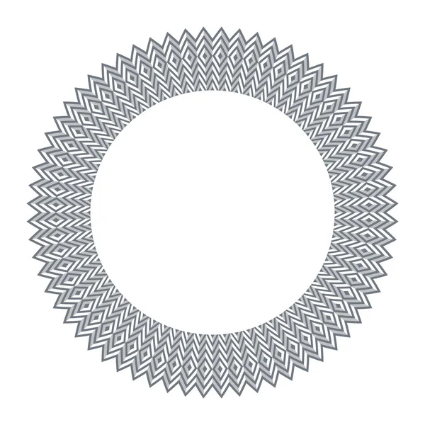 Cercle élément de conception géométrique. illusion 3d . — Image vectorielle