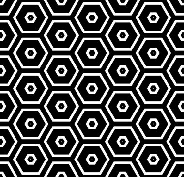 Kusursuz altıgen deseni. Geometrik doku. Vektör sanatı.