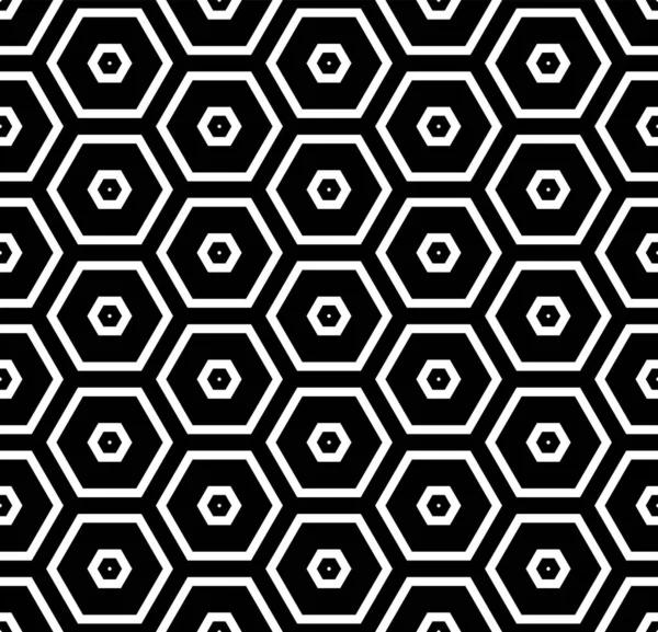Modèle Hexagonal Sans Couture Texture Géométrique Art Vectoriel — Image vectorielle