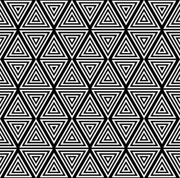 Naadloze Geometrische Diamanten Driehoeken Patroon Textuur Vectorkunst — Stockvector