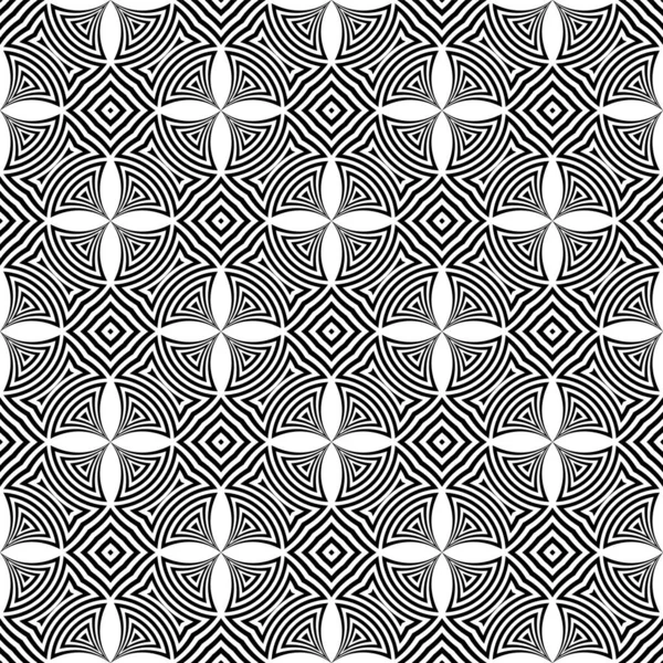 Abstract Decoratief Geometrisch Naadloos Patroon Textuur Vectorkunst — Stockvector