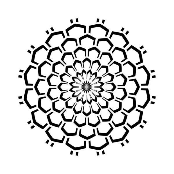 Modèle Géométrique Décoratif Abstrait Forme Cercle Comme Élément Conception Art — Image vectorielle