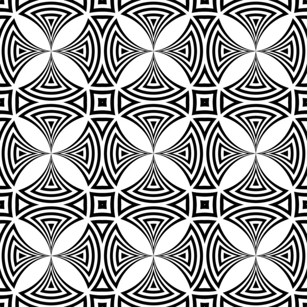 Абстрактный Декоративно Геометрический Бесшовный Рисунок Текстура Векторное Искусство — стоковый вектор