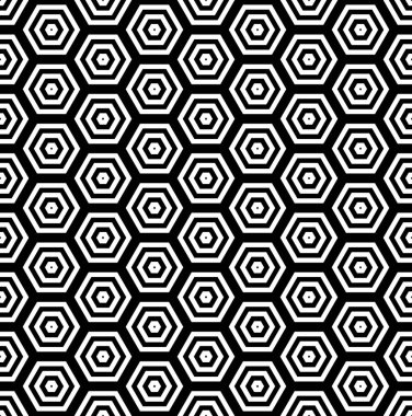 Kusursuz altıgen deseni. Geometrik doku. Vektör sanatı.