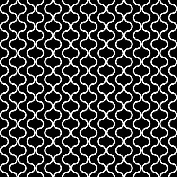 Abstract Seamless Black White Pattern Texture Vector Art — Stock Vector