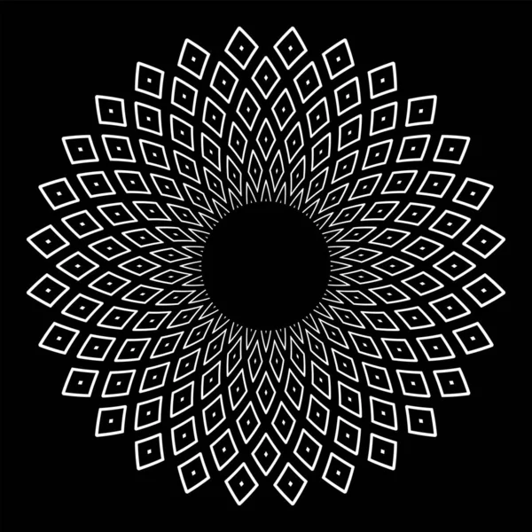 Абстрактный Элемент Оформления Геометрических Кругов Векторное Искусство — стоковый вектор