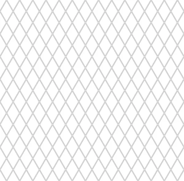 Seamless Geometric Diamonds Pattern Lines Texture White Textured Background Vector — Stock Vector