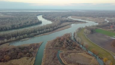 Lakeside sonbahar manzara