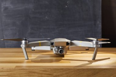 Drone on a desk clipart