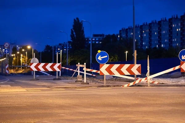 Road Construction detour — Stock Photo, Image