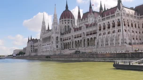 Parlamento Binası Budapeşte — Stok video