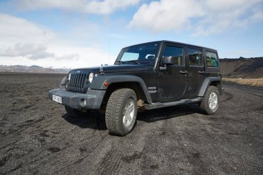 Jeep Wrangler İzlanda arazide