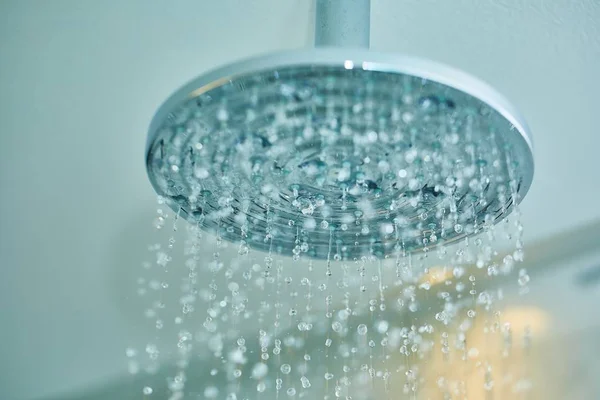 Shower water flowing — Stock Photo, Image