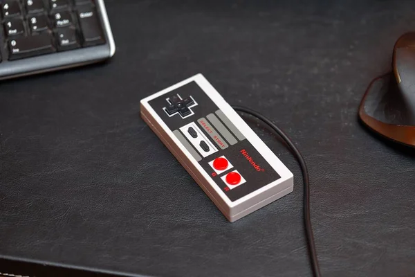 Controlador Nintengo NES — Fotografia de Stock