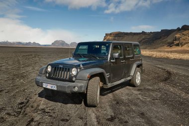 Jeep Wrangler İzlanda arazide