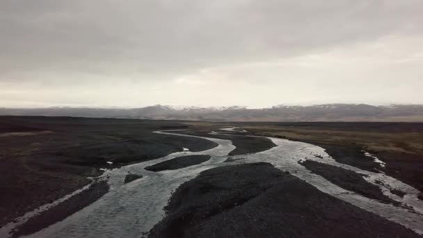 Rivier in IJsland — Stockvideo