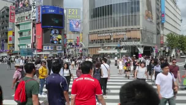 Shibuya geçiş Tokyo — Stok video