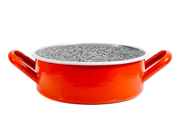 Big Red Saucepan — Stock Photo, Image