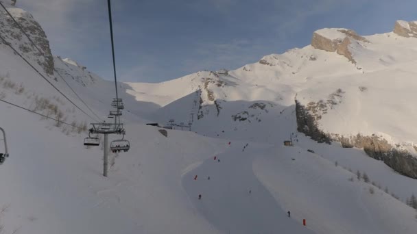 滑雪升空 — 图库视频影像