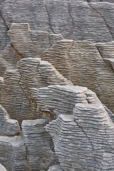 Rochers de crêpes en Nouvelle-Zélande — Photo