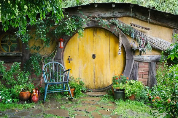 Hobbiton Movie Set — Stock Photo, Image