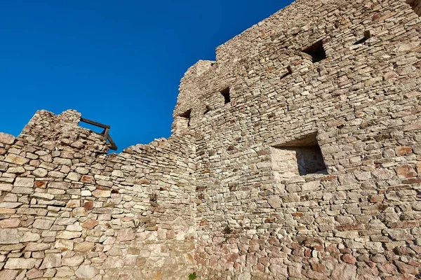 Vecchio muro del castello — Foto Stock