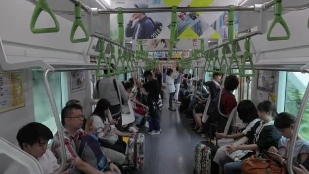 东京的地方火车 — 图库视频影像