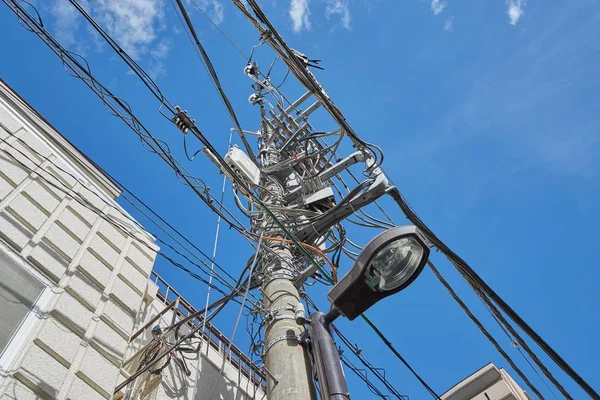 Muchos cables eléctricos — Foto de Stock