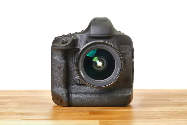 Detalhe da câmera DSLR — Fotografia de Stock