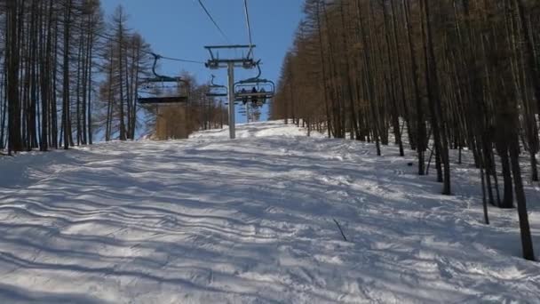 滑雪升空 — 图库视频影像