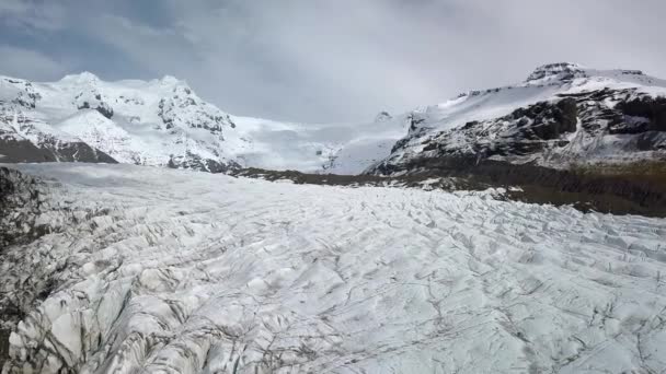 Glaciären på Island — Stockvideo