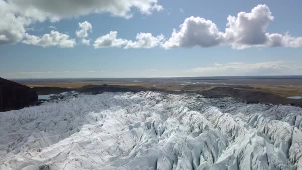 Glaciären på Island — Stockvideo