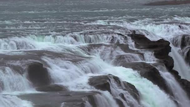 Cascada en Islandia — Vídeos de Stock