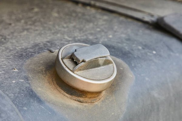Fuel cap of a truck
