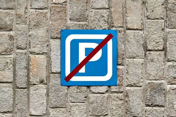 No Parking Sign — Stock Photo, Image