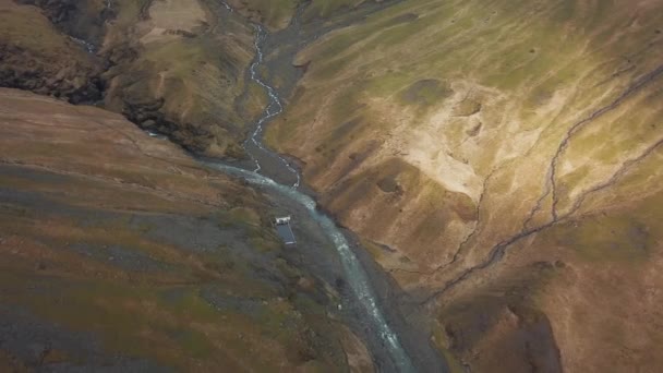 Isländska geotermiska pool — Stockvideo