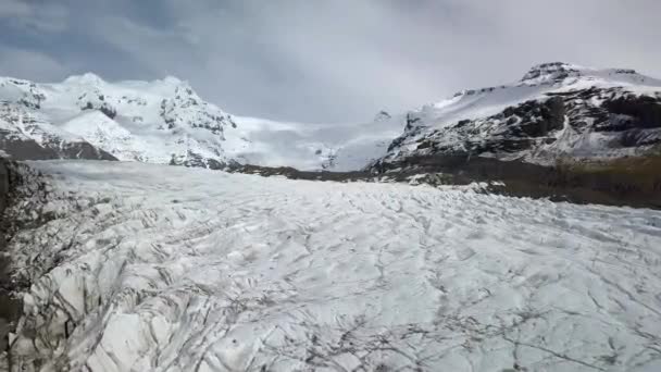 Glaciären på Island — Stockvideo