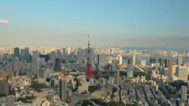 Tokyo şehir havadan görünümü