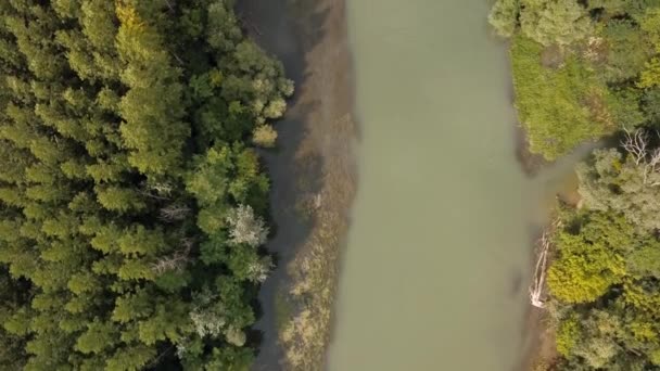 Вид на Дунай — стоковое видео