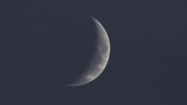 Luna e nuvole Time lapse — Video Stock