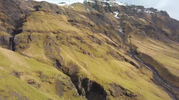 Paisaje de montaña en iceland — Vídeos de Stock