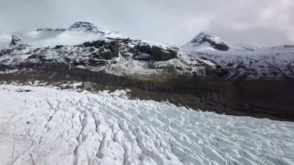 Glaciären på Island — Stockvideo